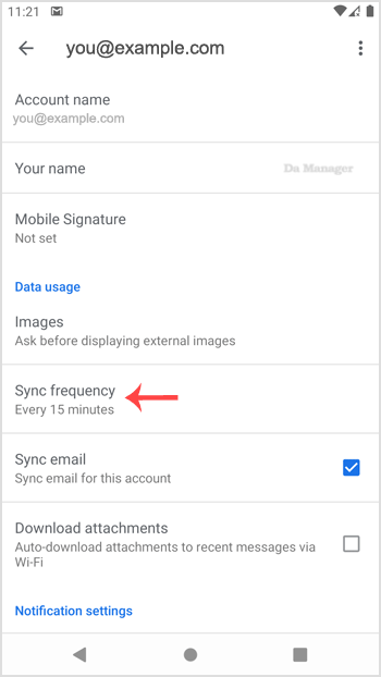 set-sync-android-cpanel-email-config.gif